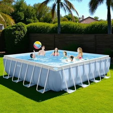 Каркасный бассейн Intex 28766, 488 х 488 х 122 см., с фильтр-насосом